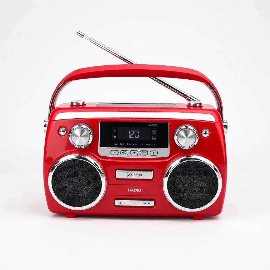 Dolphin SP-420BT Retrobox Solar AM/FM/SW World Radio with Bluetooth