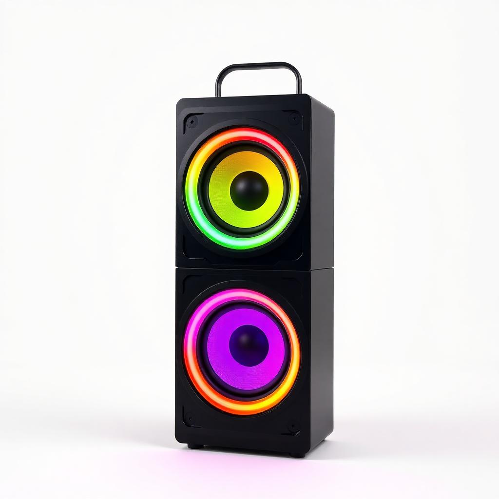 MusiCandy MC-9241 2x4" Portable Party Speaker with RGB LED