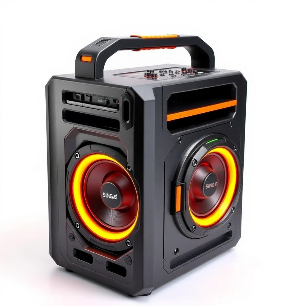 Sing-e ZQS-L19 Outdoor Portable Bluetooth Speaker (1800W P.M.P.O., DSP)