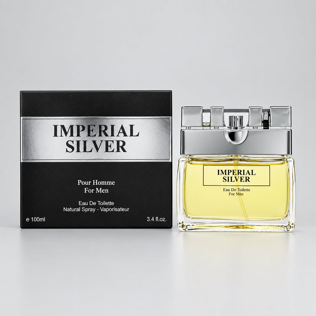 Fragrance Couture Imperial Silver Eau de Toilette Spray for Men, 3.4 oz