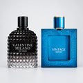 Fragrance Couture Men Eau De Toilette, 2 Pack 3.4 Fl Oz - Valentine Milano & Vintage Hero