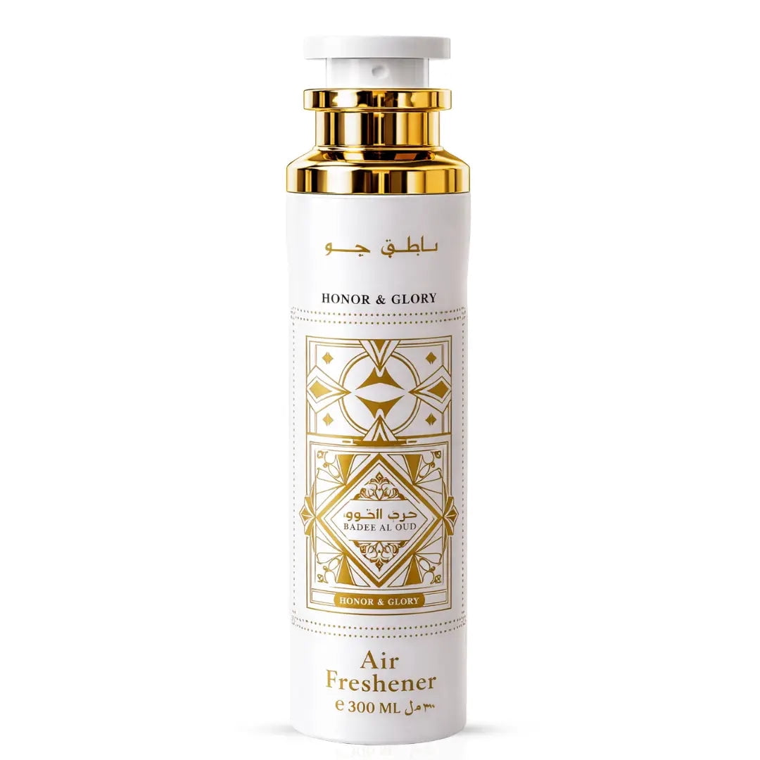 Lattafa Bade'e Al Oud Honor & Glory - Gourmand, Spicy, Woody, Amber Air Freshener, 10.1 Ounce (300 mL)
