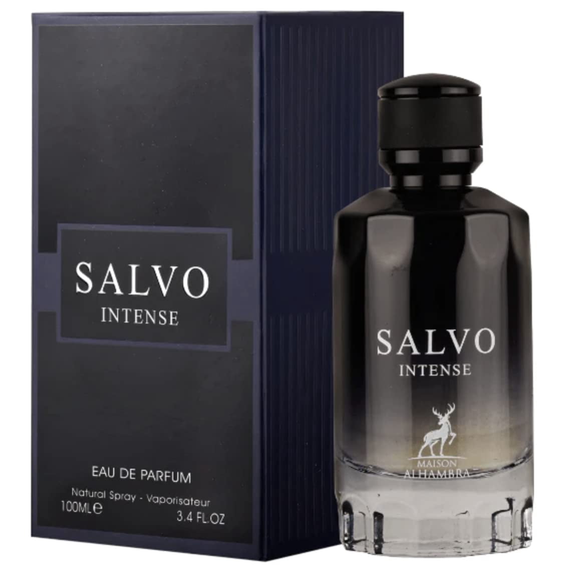 Maison Alhambra Salvo Intense Eau De Parfum Spray, 3.4 Ouncess 100ml (Men)