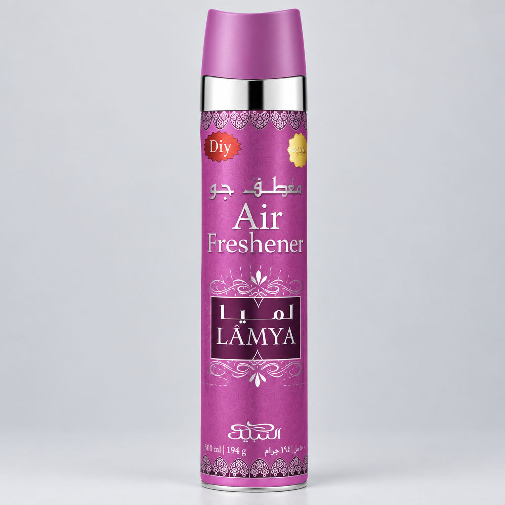 Nabeel Perfumes Lamya Air Freshener with Long-Lasting and Refreshing Fragrance  - 300ml (10 oz)