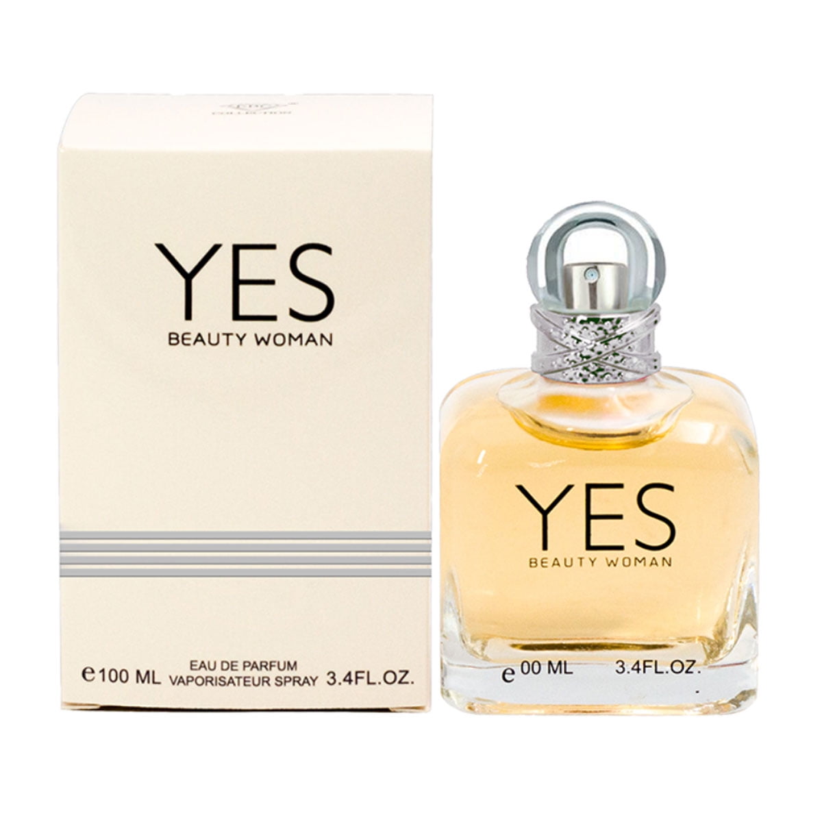 YES Beauty Woman Collection for Women Perfume 100ml / 3.4 Fl Oz Eau De Parfum Vaporisateur Spray - Long Lasting, Oil From France