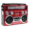 Dolphin SP411BTRED Audio Retrobox Portable Bluetooth Speaker - Red