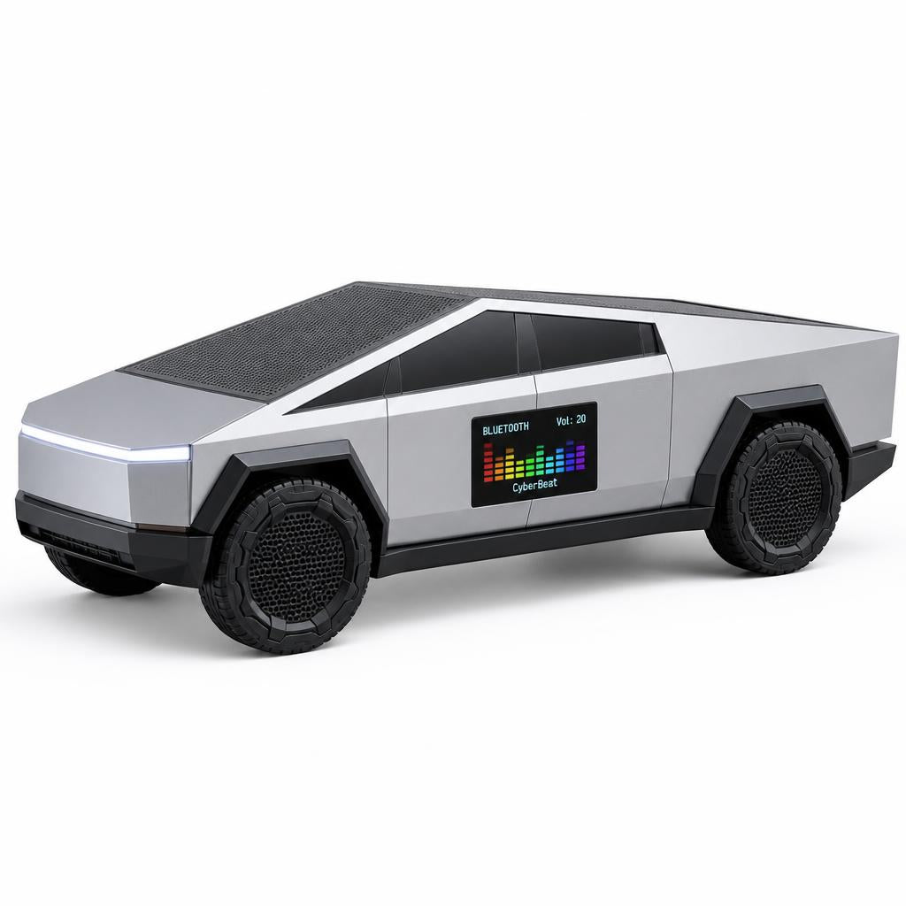 Wster WS-580 Cybertruck Bluetooth Speaker with LED Display