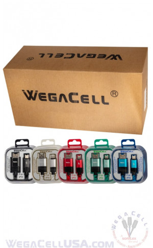 Wegacell iPhone Cable 24-Pack – Type-C to Lightning Fast Charging