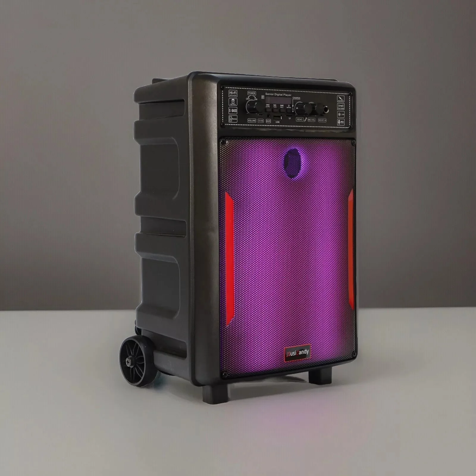 Musicandy Portable Event Speaker – Bluetooth PA System with Mic Support - Image 2