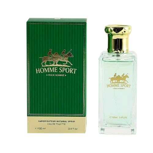 Homme Sport Pour Homme Eau de Toilette Natural Spray Vaporisateur 3.4 fl oz