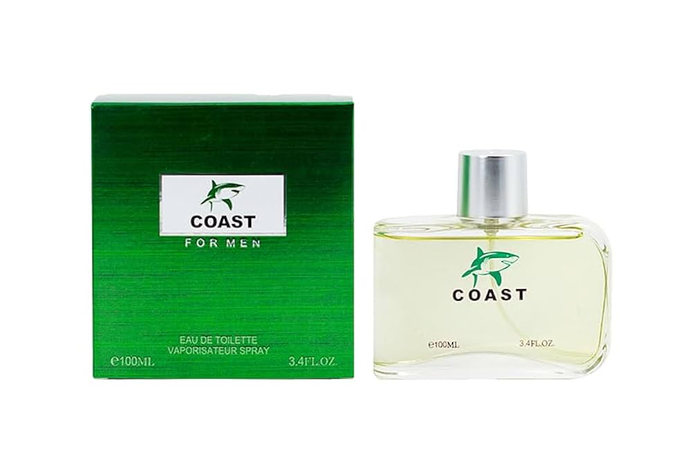 Coast Green Cologne for Men Eau de Toilette – Fresh 3.4oz/100ml