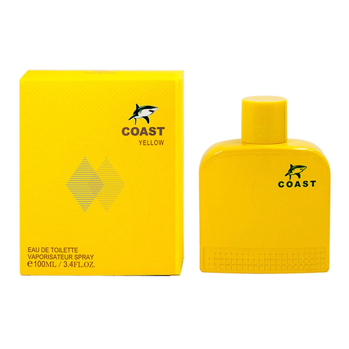 Coast Men Perfume 100ml Eau De Parfum Vaporisateur Spray – Yellow Edition
