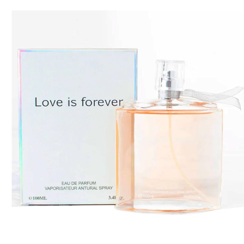 Love is Forever Eau De Parfum for Women – a romantic floral fragrance with long-lasting charm. 3.4 FL OZ spray, perfect for daily wear or gifting. 🌹✨