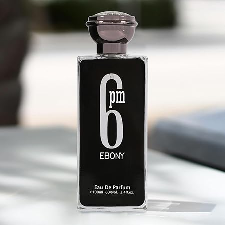 Men’s Cologne 6PM Ebony Original Natural Spray Eau De Toilette – 3.4 Fl Oz / 100ml - Image 3