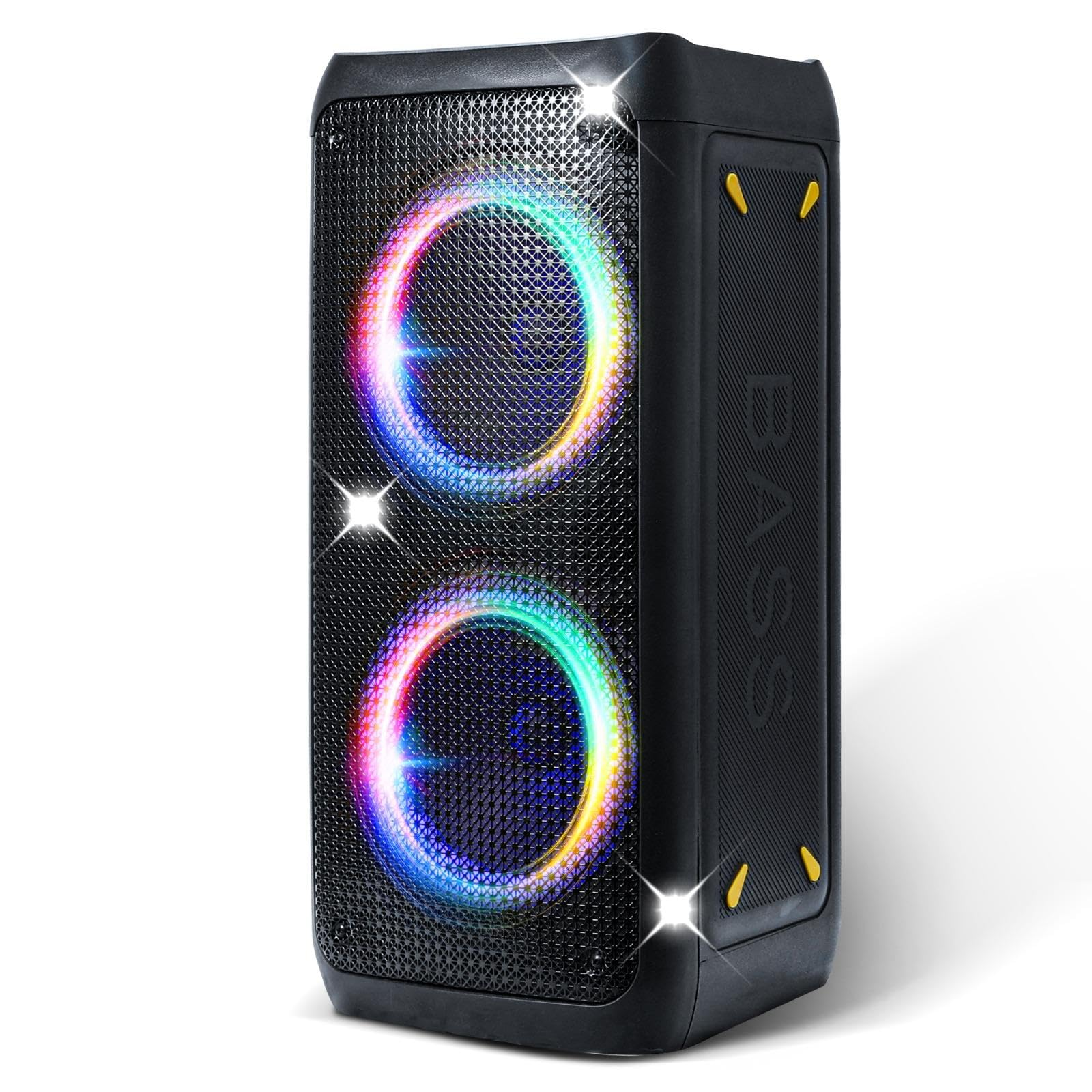 Exotic Audio Dual 8-Inch Wireless Bluetooth Speaker – Portable Party Speaker with Powerful Bass