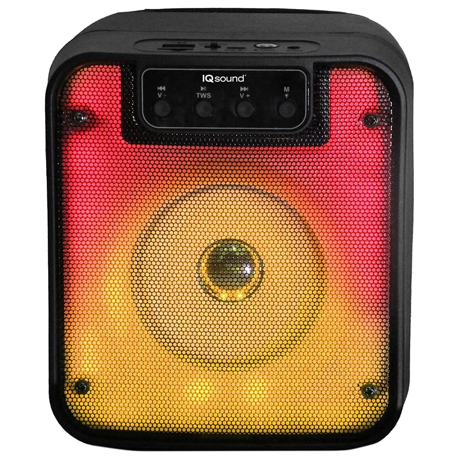 Exotic Audio EA-7004DJBT 4-Inch Portable Bluetooth Speaker – Powerful Sound with TWS Pairing