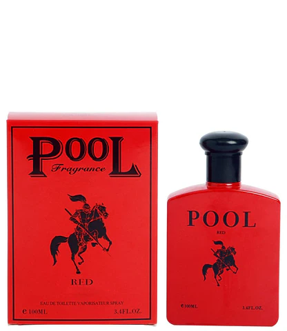 EBC Perfume Pool Red – Men’s Eau De Parfum 100ml Spray – Rich Woods & French Essential Oils