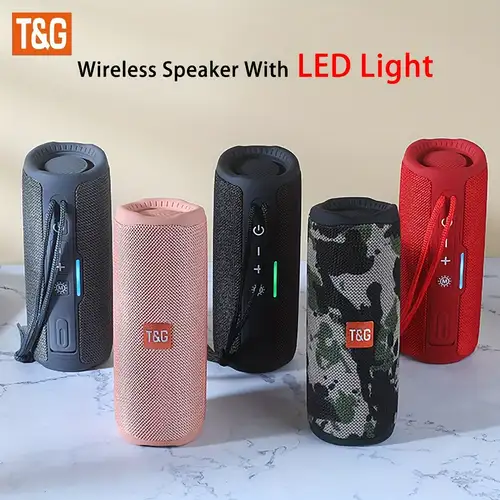 T-STAR TG117 Wireless Bluetooth Speaker – Portable Outdoor Speaker with Deep Bass & Long Playtime