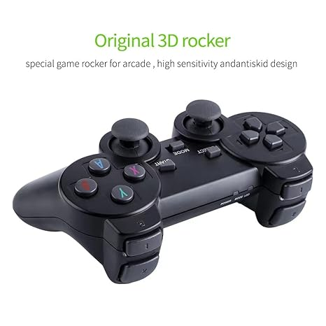 Cawevon Wireless Retro Gaming Console, 9 Classic Emulators, Plug and Play Video Game Stick Built-in 10000+ Classic Games, 4K HD HDMI Output for TV with Dual 2.4G Wireless Controllers (64G) - Image 5