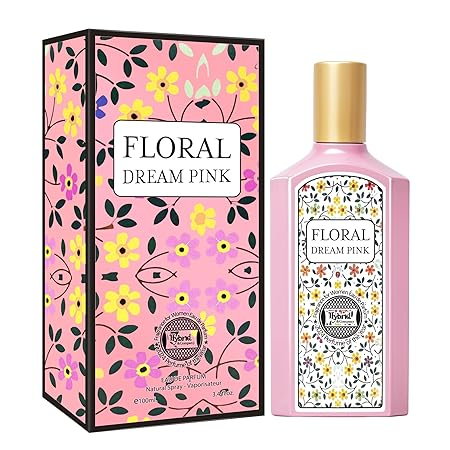 Women Floral Dream Pink Eau De Parfum Spray 3.4 FL OZ	Timeless Floral Elegance Experience a luxurious fragrance crafted for the modern woman. The Women Floral Dream Pink Eau De Parfum opens with delicate floral top notes that create a soft